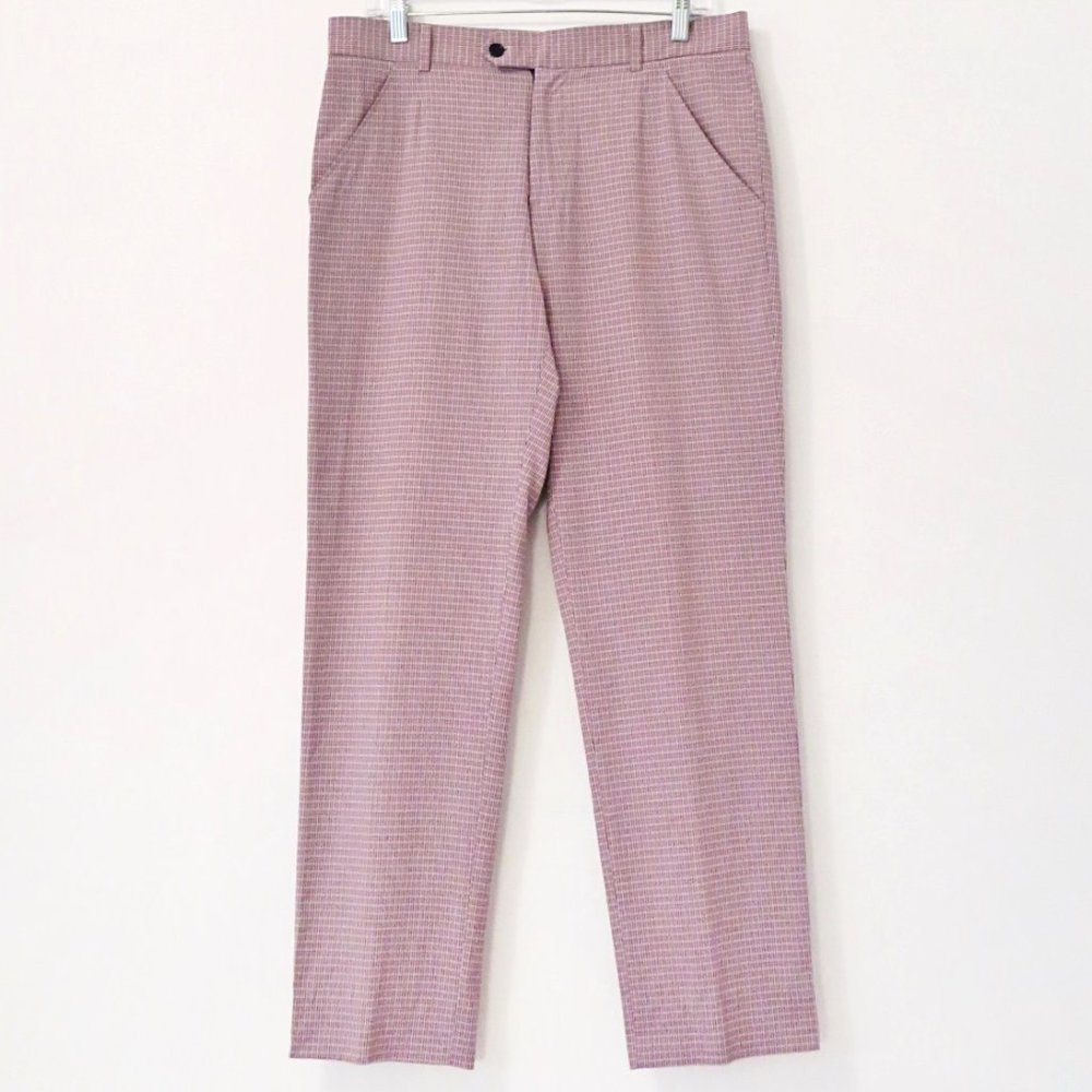Dolce & Gabbana Pants - Men's Plaid Trousers - 34"